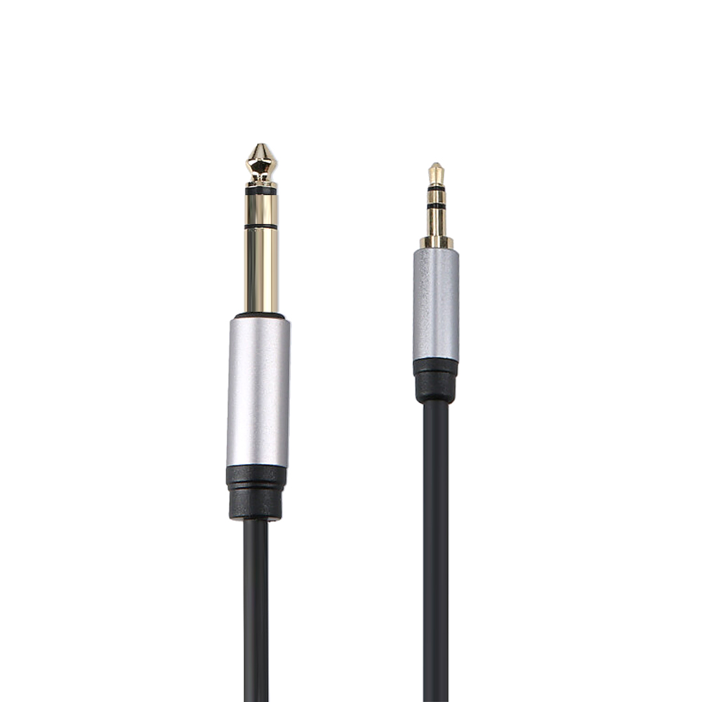Cáp Âm Thanh 3,5mm Đến 6,5mm Male Sand Male Âm Thanh Nổi 5m Vỏ Hợp Kim Nhôm Cho Điện Thoại Máy Tính Xách Tay