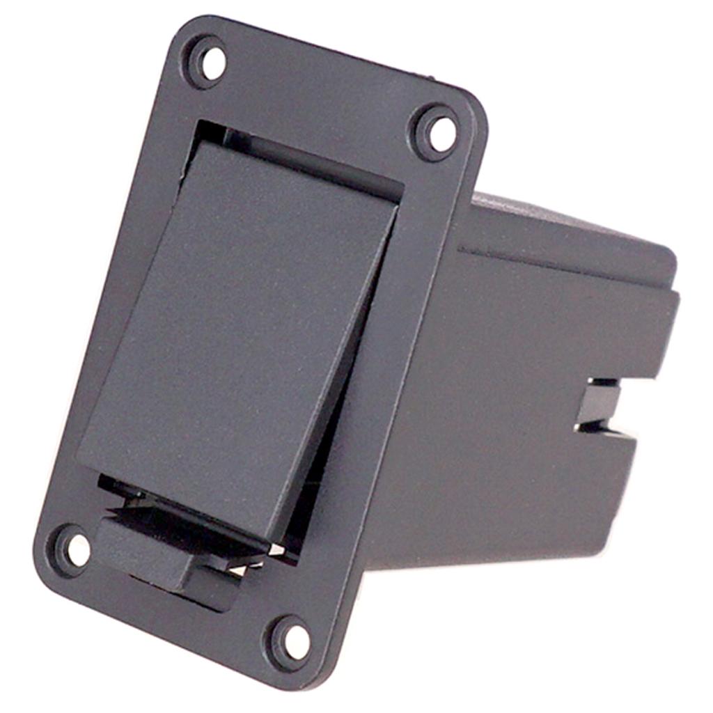 Sunnimix 9 Volt Núi Đàn Guitar Điện Pin 9 V Hộp Đựng Giá Đỡ Cho Bass Accs Đen