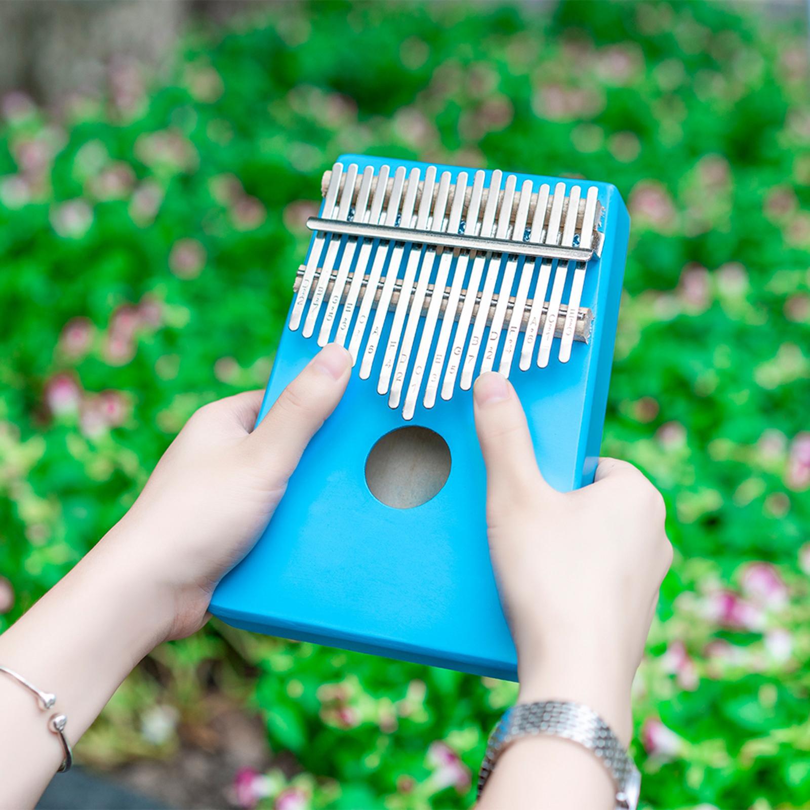 Professional 17 Key Mini Kalimba Piano Thumb Finger Wood African Mbira Kalimba