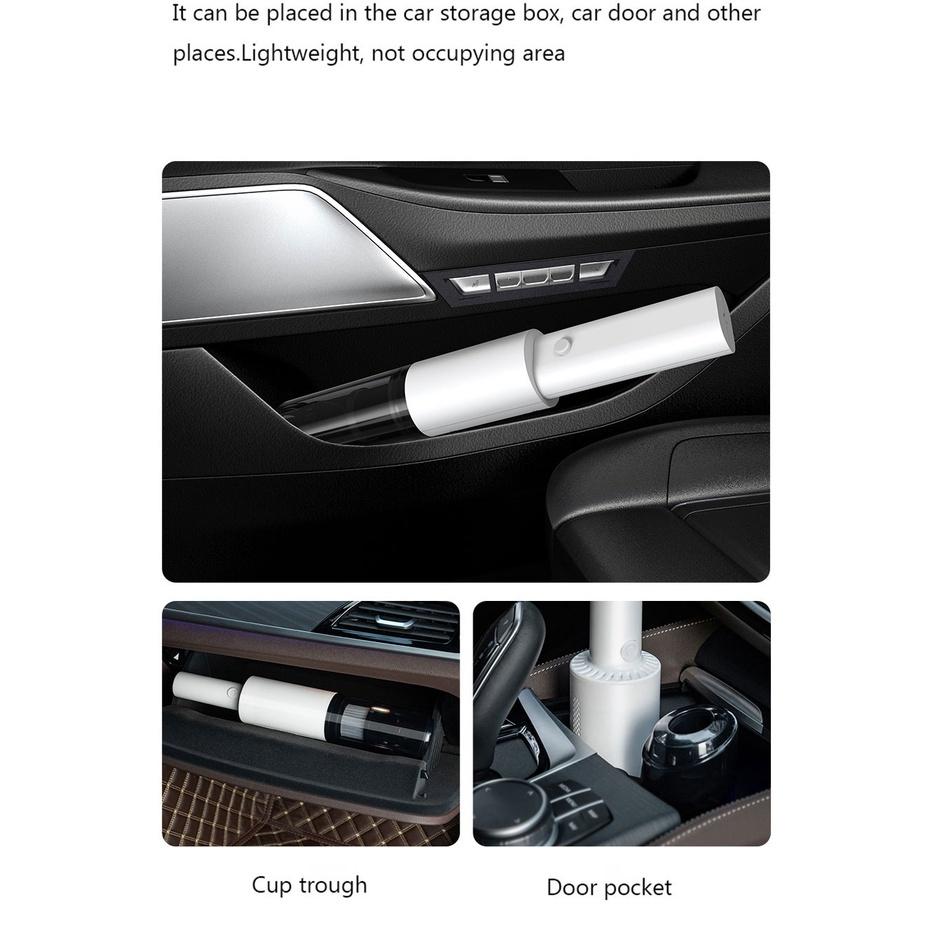 6000Pa Máy Hút Bụi Cầm Tay Mini Không Dây và Có Dây Cho Ô Tô và Gia Đình