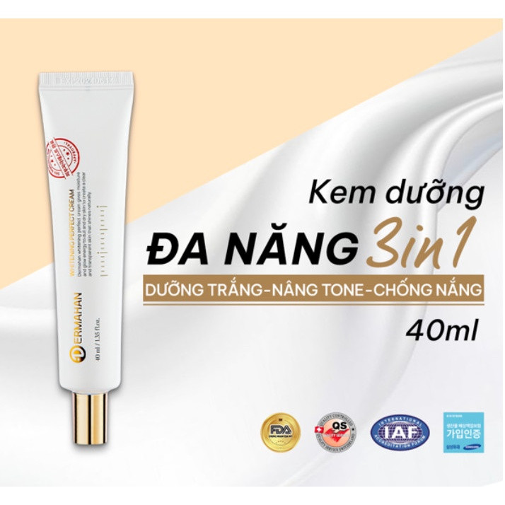 Kem Dưỡng Da Đa Năng 3 in 1 Dermahan Whitening Perfect Cream 40ml