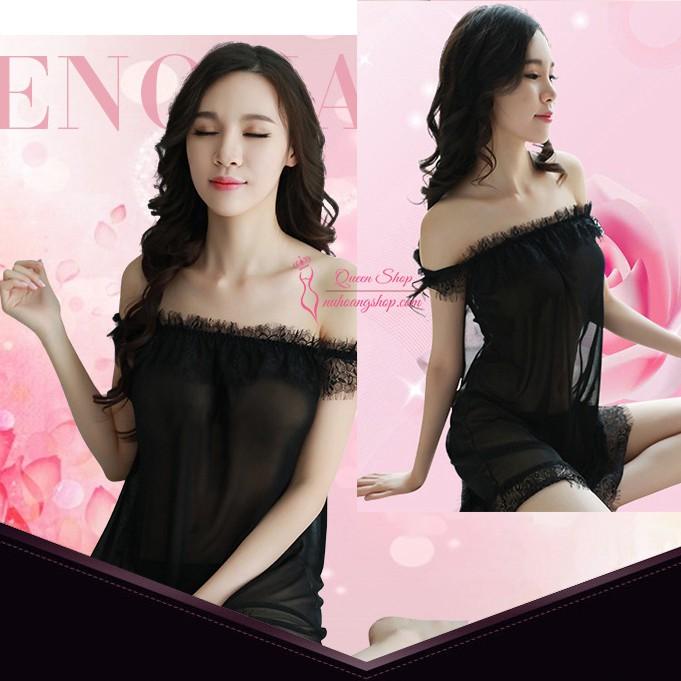 Váy ngủ siêu mỏng gợi cảm VNS336A- đầm ngủ sexy quyến rũ siêu đẹp