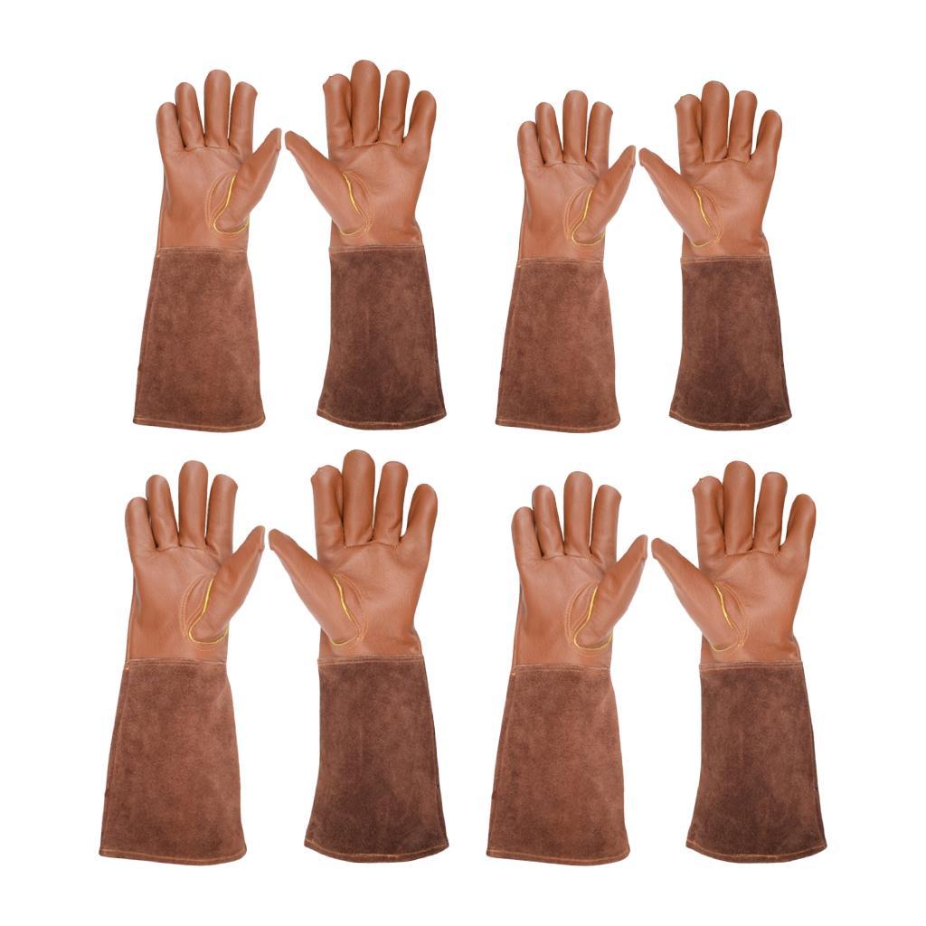 Pairs of 2 Rose Pruning Gloves Thorn Proof Gardening Gloves Work Gloves for