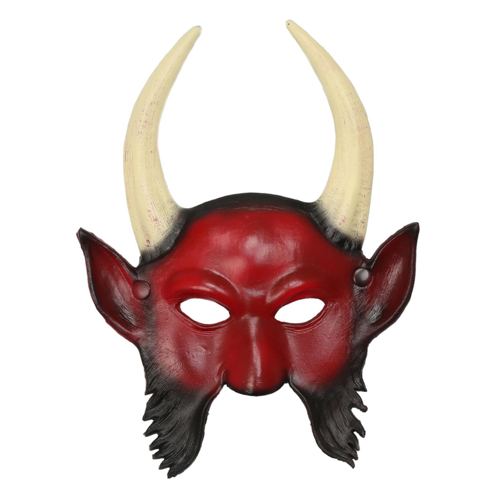 Devil Face Cover, Cosplay Fancy Dress Masquerade , Halloween for Prom Stage Performance Party Night Club