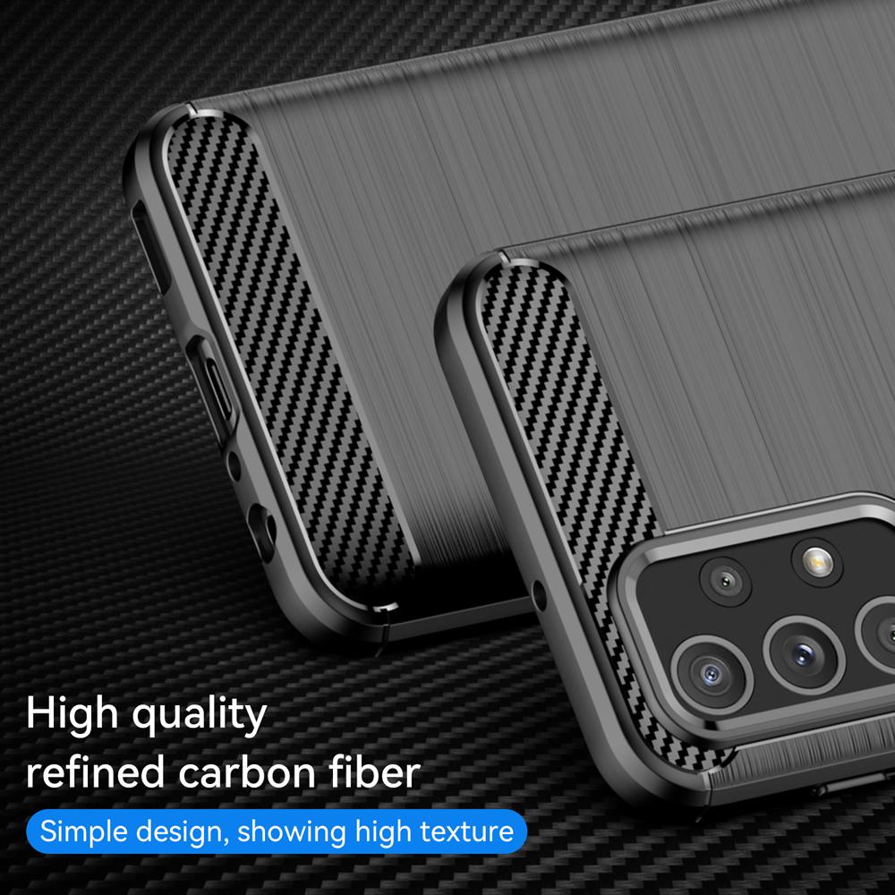 Ốp lưng dành cho Samsung A23 ốp silicone mềm Carbone phay xước chống sốc chống vân tay