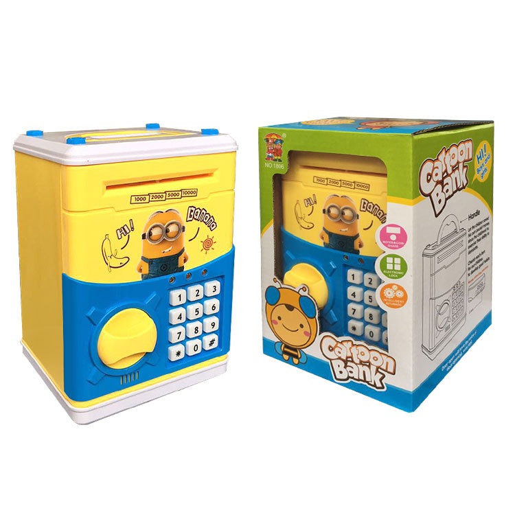 Két sắt mini điện tử thông minh cho bé - giáo dục tài chính sớm tiết kiệm tiền