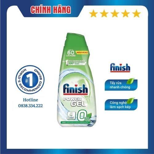 Gel rửa chén bát Finish Eco 0% 900ml - Không hoá chất nặng