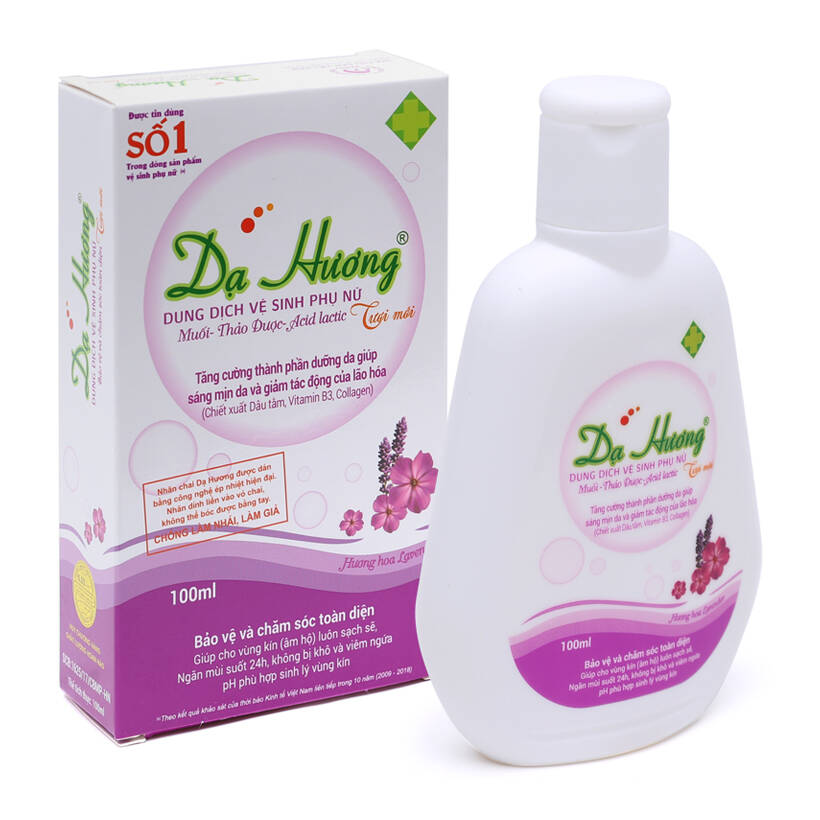 Dung dịch vệ sinh phụ nữ Dạ Hương - Hương hoa Lavender 100ml