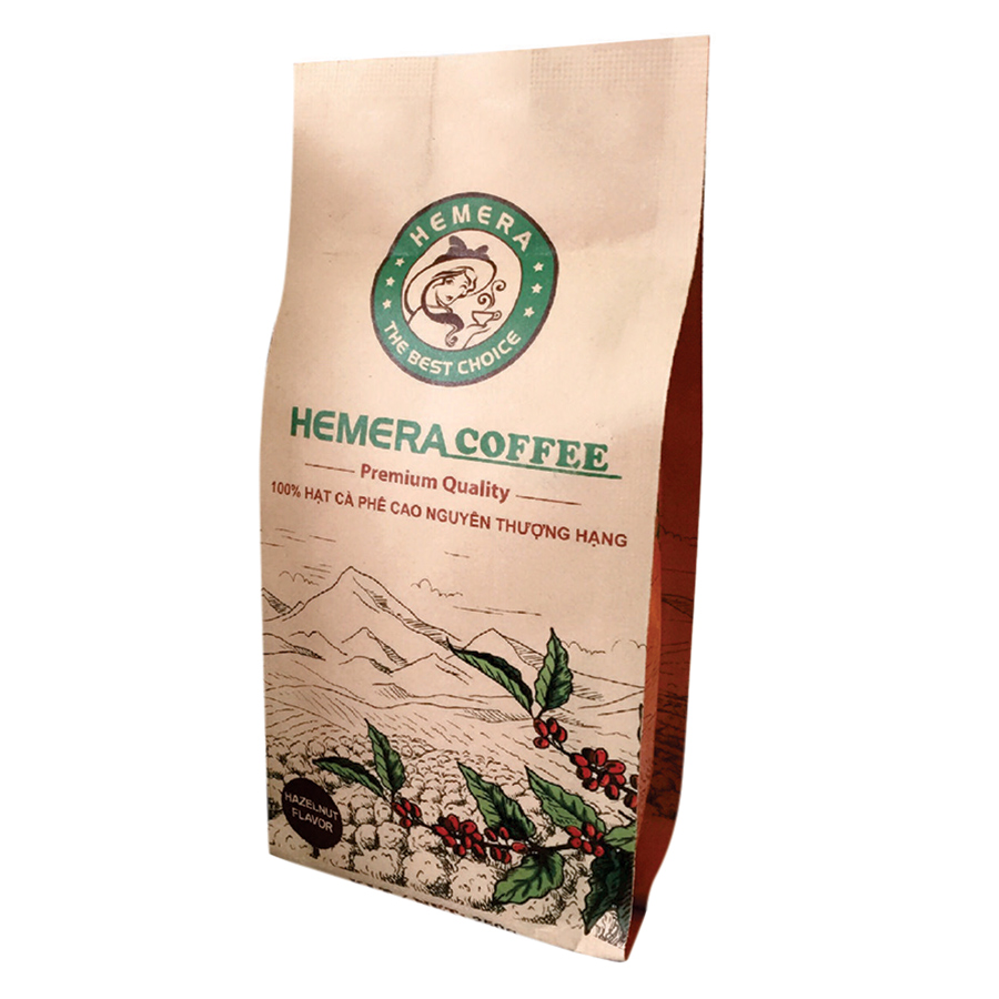 Cà Phê rang xay hương Hạt Dẻ Hazelnut - Hemera Coffee (250g)