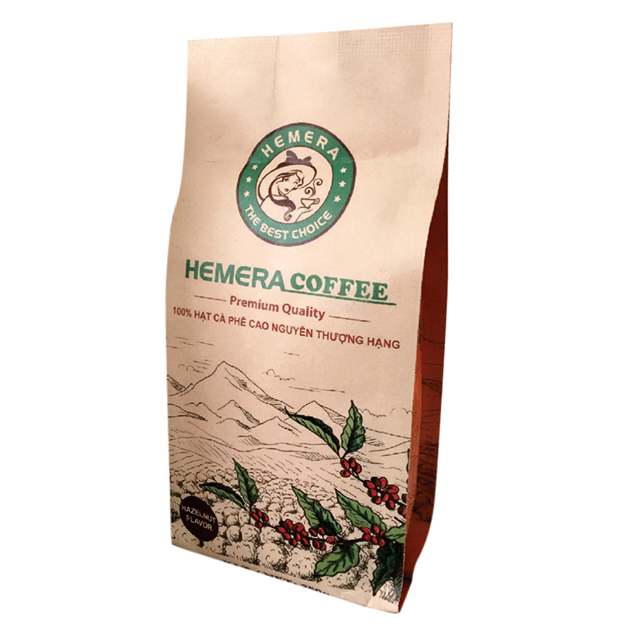 Cà Phê rang xay hương Hạt Dẻ Hazelnut - Hemera Coffee