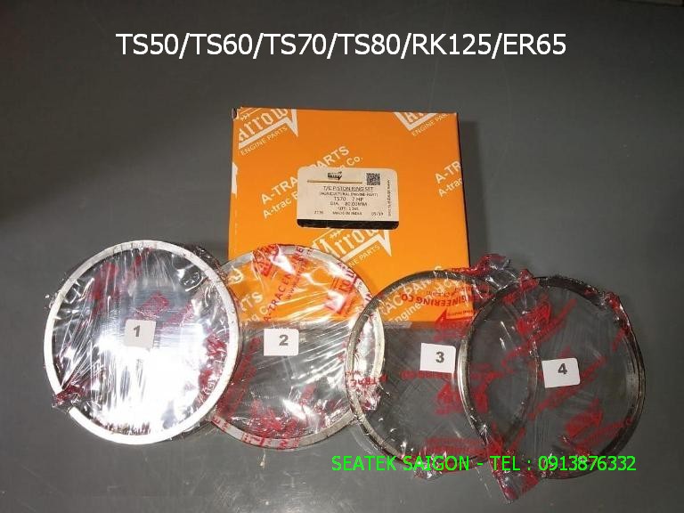 Bạc séc măng ARROW máy Yanmar Kubota TS50 TS70 TS105 ER65 RK125