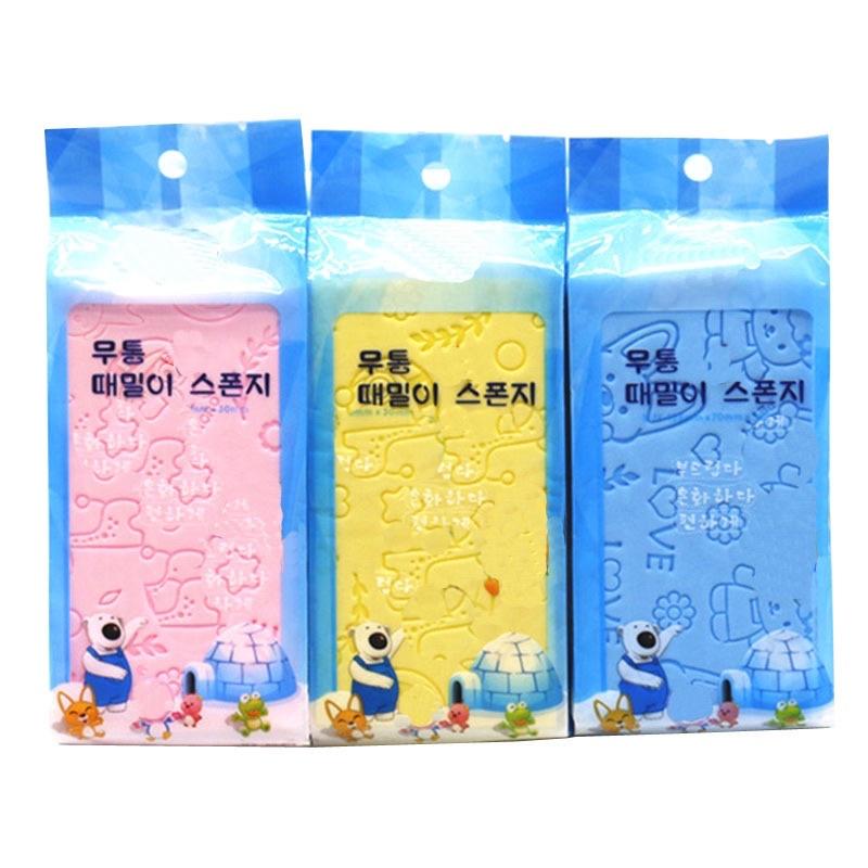 Mút tắm tạo bọt kỳ ghét, tẩy da chết, tẩy bùn đất cho bé và người lớn - Bông tắm mút chà tay, cọ lưng, cọ chân siêu sạch
