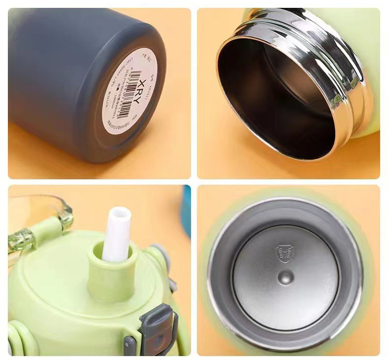 Bình Giữ Nhiệt 1L Sport Inox 2 Lớp 1L Có Quai Xách