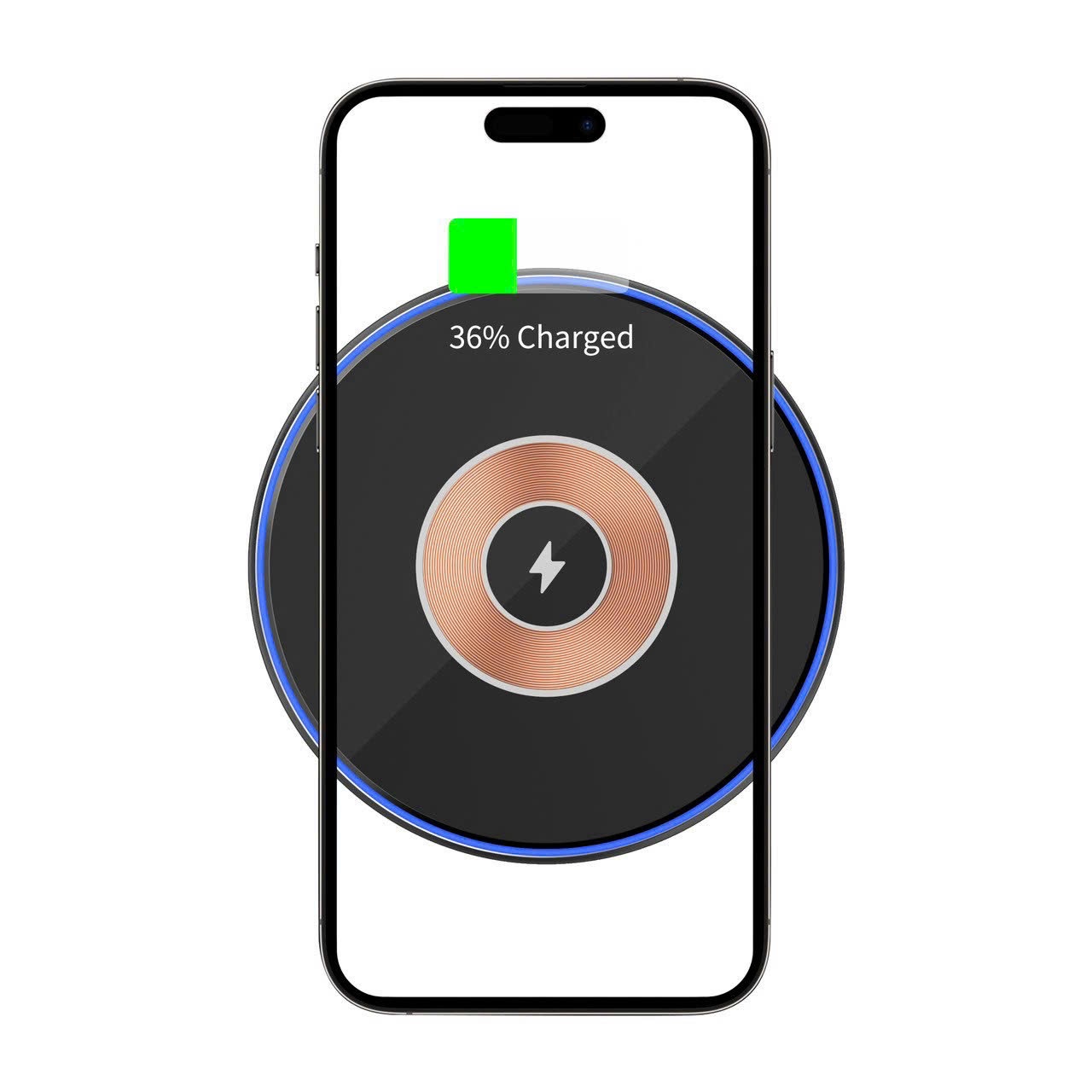 Sạc không dây từ tính Wiwu Quantus Wireless Charger W013 cho điện thoại thông minh, hút nam châm từ tính chính xác, sạc nhanh ở nhiệt độ thấp - Hàng chính hãng