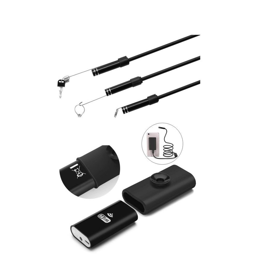 Bộ Camera Nội Soi Đa Năng Có Đèn Trợ Sáng - Camera Lấy Ráy Soi Tai, Mũi, Họng Chuyên Nghiệp