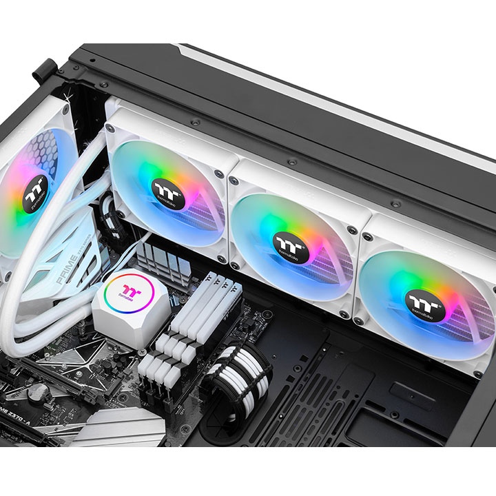 TẢN NHIỆT NƯỚC Thermaltake TH420 ARGB Snow - Hàng chính hãng