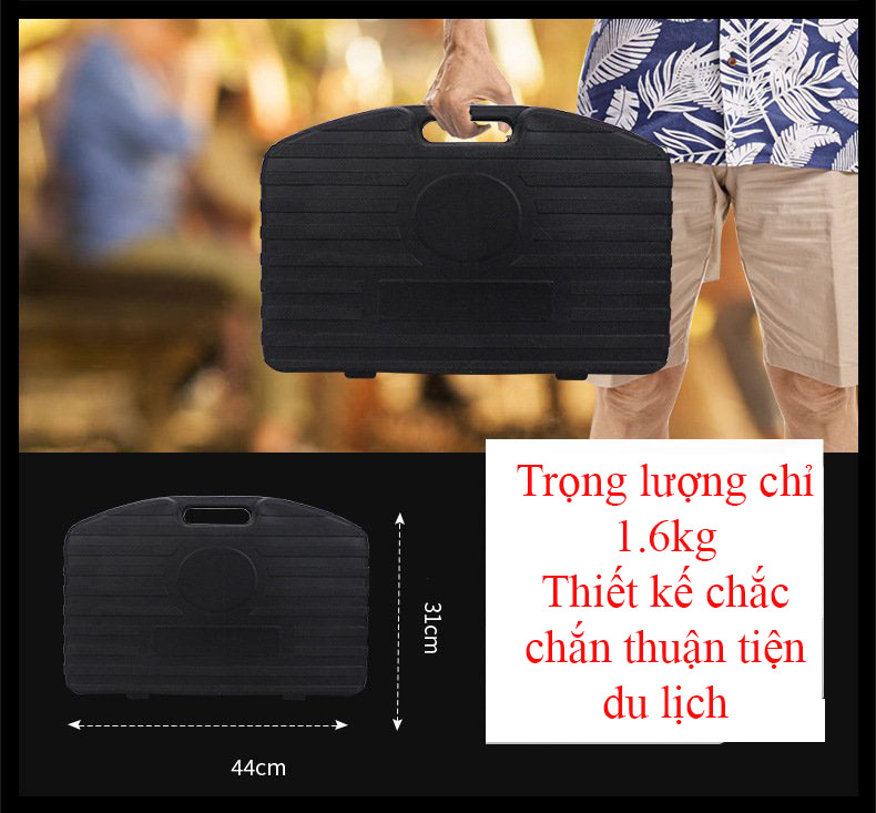 Bộ Dụng Cụ Nướng Mang Đi Du Lịch 19 chi tiết BBQ Toolkits 19pcs