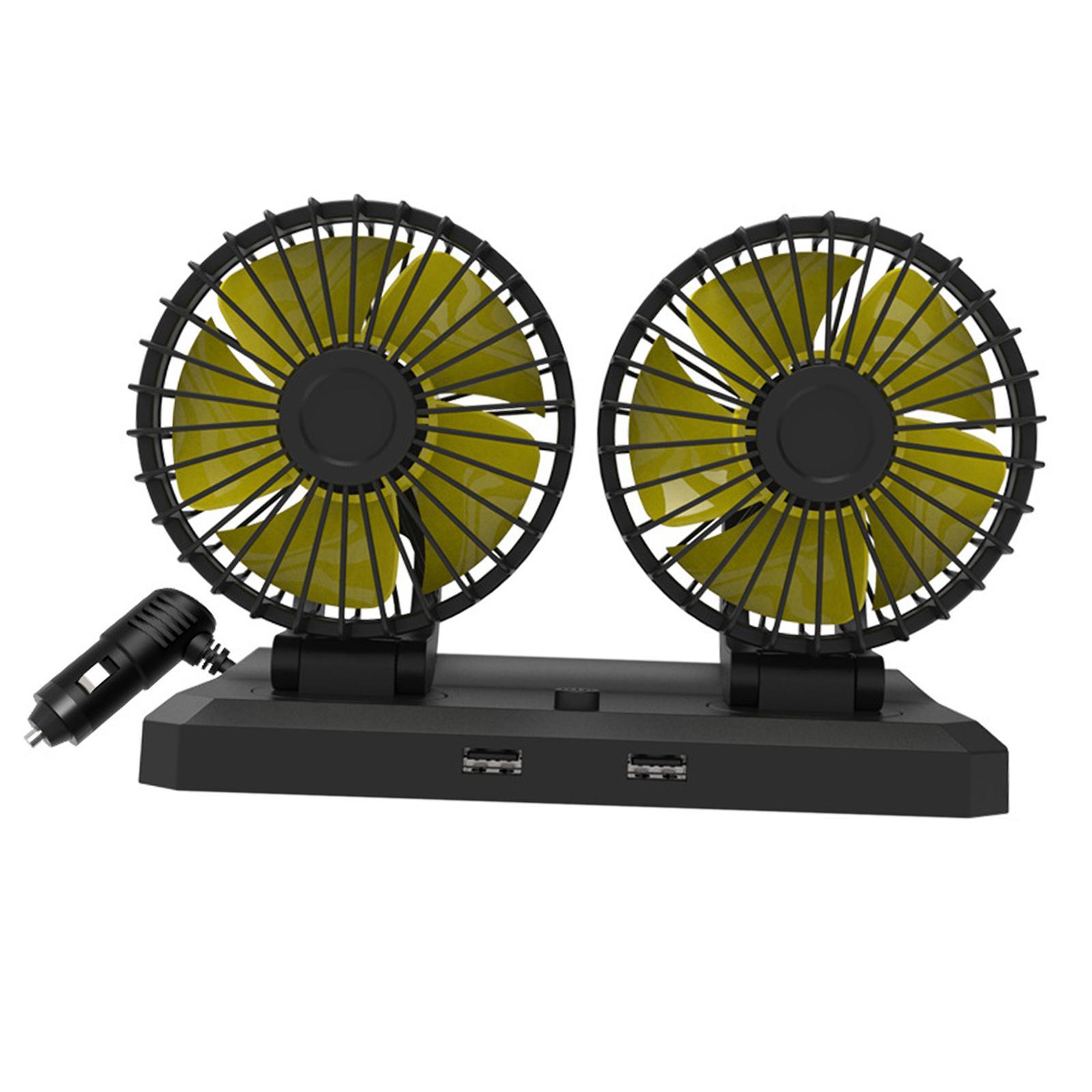 Mini Car Fan 12V
