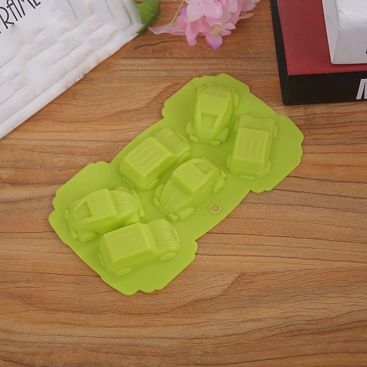 Khuôn silicon 6 ô tô