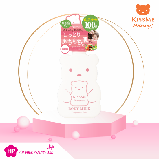 Sữa Dưỡng Thể Cấp Ẩm Dành Cho Bé Từ 6 Tháng Tuổi Và Làn Da Nhạy Cảm Kissme Mommy Body Milk (200G)