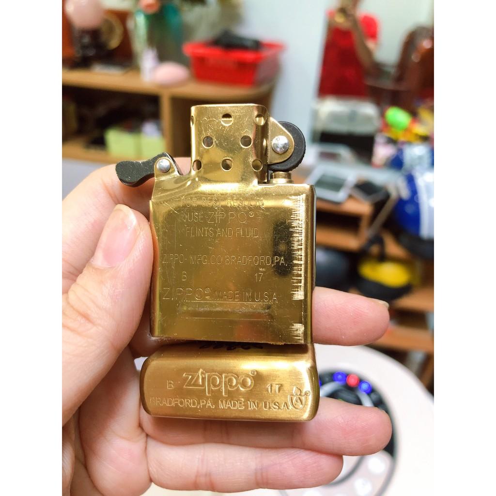 BẬT LỬA ZIPPO ARMOR KHẮC ĂN MÒN Since Eagle 1932 - RUỘT VÀNG