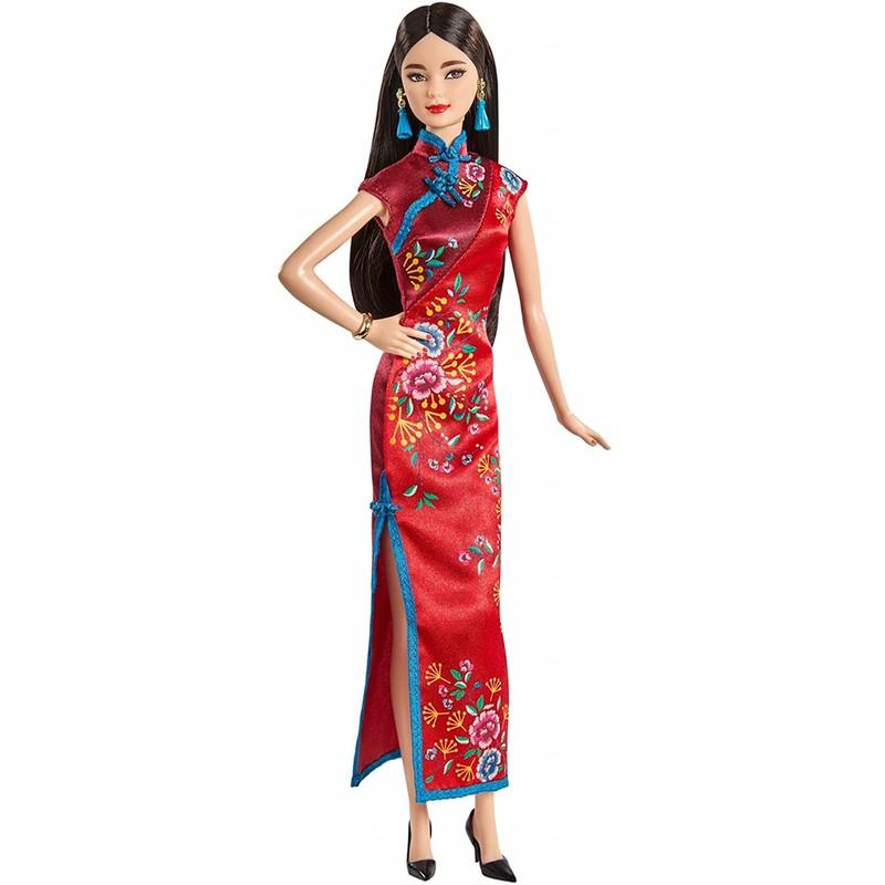Búp bê 2019 2017 2018 2020 Holiday Barbie Doll model muse chính hãng