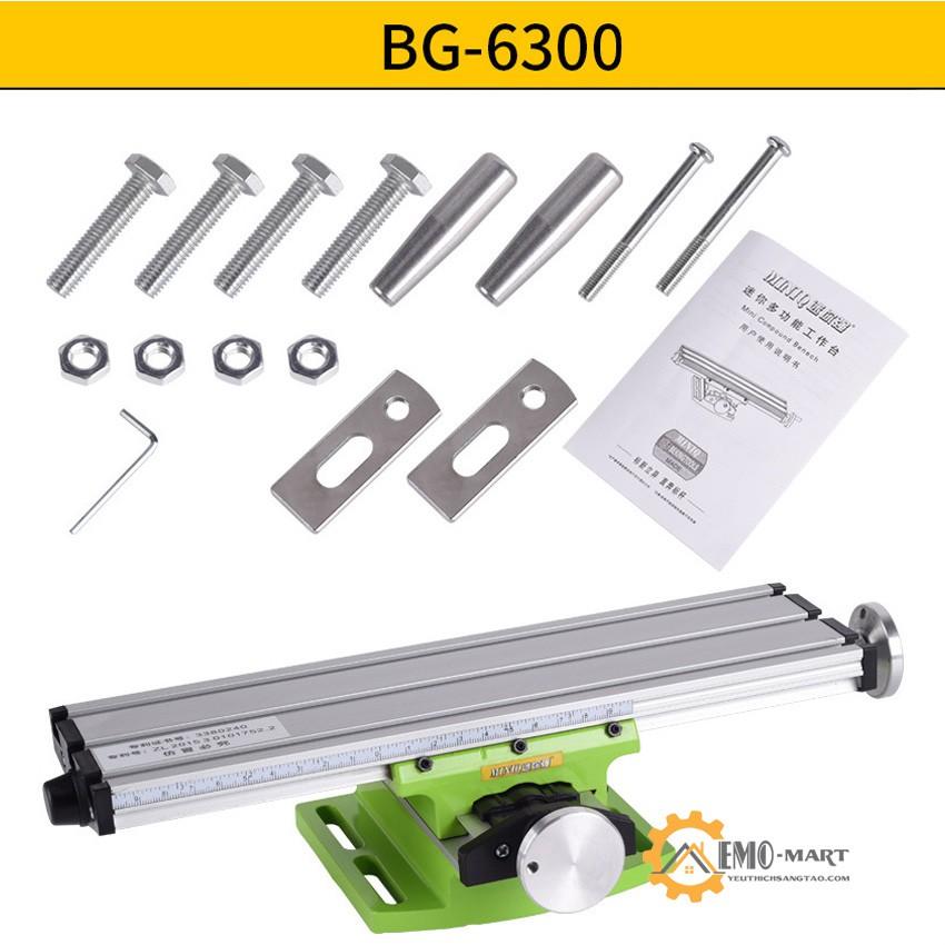 ️̀ ́ ̃️Bàn trượt MiniQ 6300️ Nhôm chịu lực - Đế gang đúc chắc chắn - Tịnh tiến theo 2 chiều XY