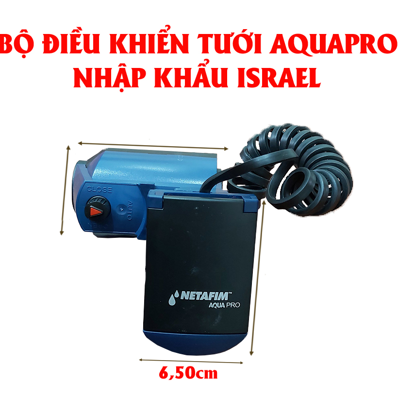 Bộ Hẹn Giờ Tưới Cây Tự Động nhập khẩu Israel dùng pin Hiệu Aquapro nhỏ gọn và tiết kiệm thời gian tưới hàng ngày