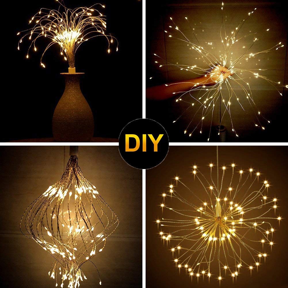 Dây Đèn Led Hình Hoa 8 Chế Độ Kèm Điều Khiển Từ Xa Dùng Trang Trí