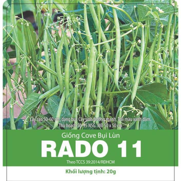 Hạt Giống Đậu Cove Bụi Lùn RD11 20gr