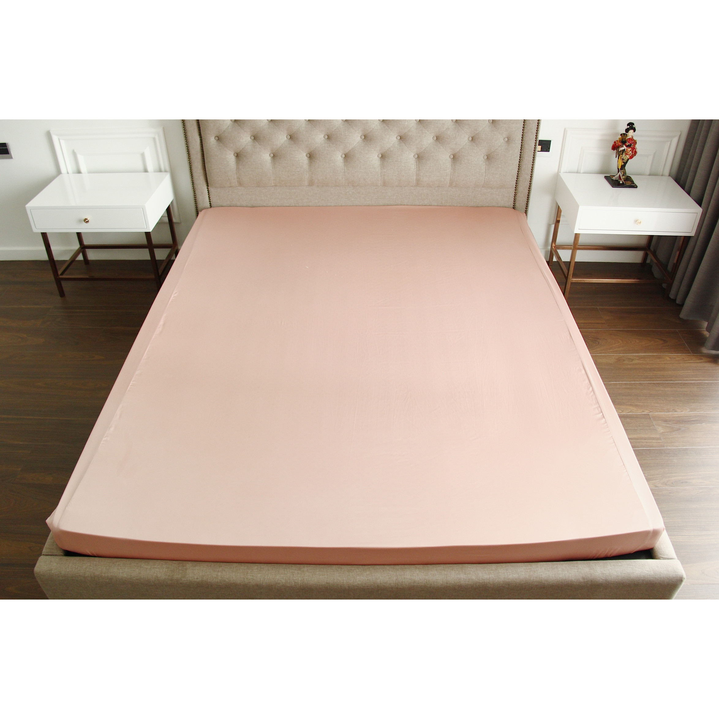 Ga drap giường Goûttobed 1m6 1m8 vải Satin Silk (nhiều màu)