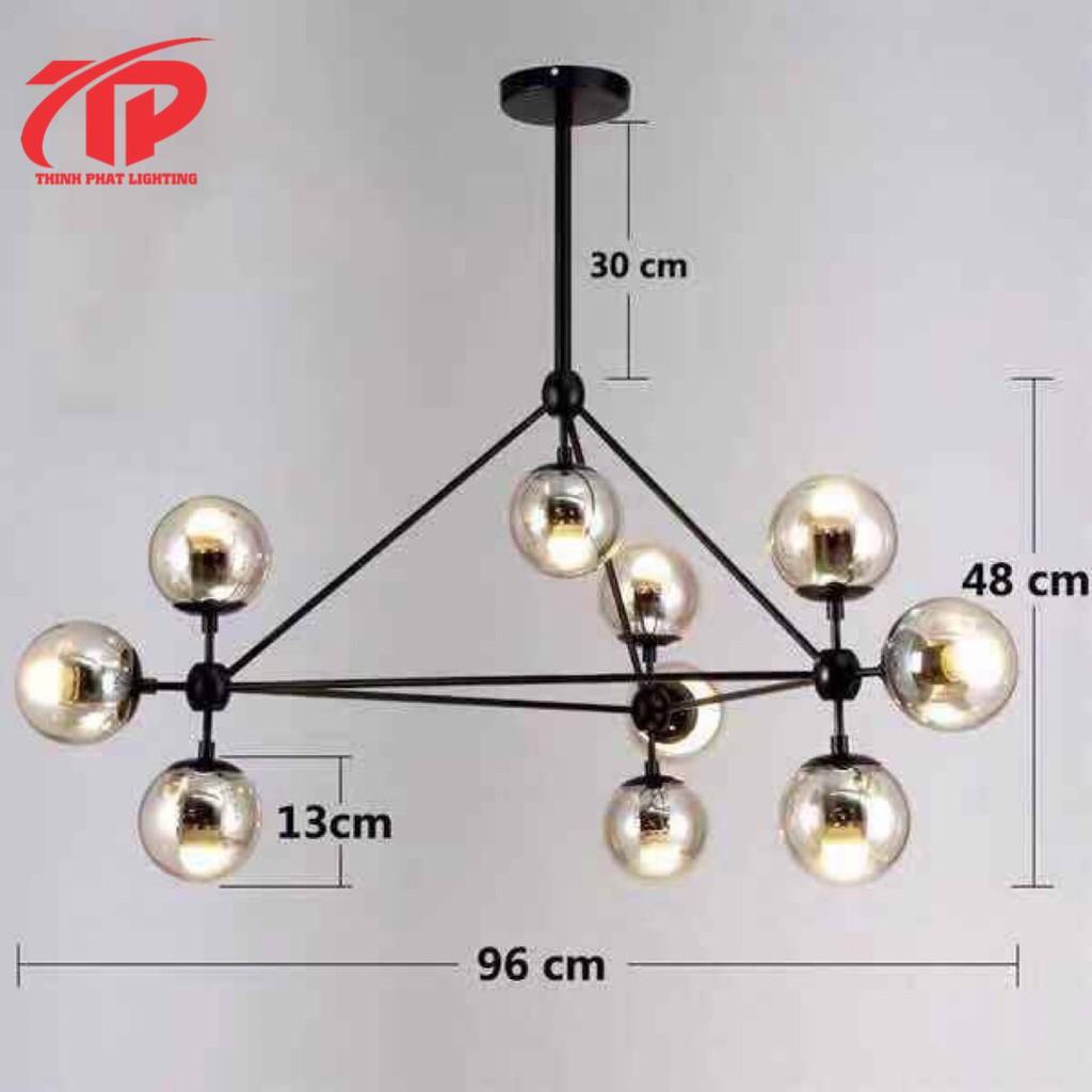 Đèn thả phân tử 10 bóng TP218 BAO GỒM BÓNG