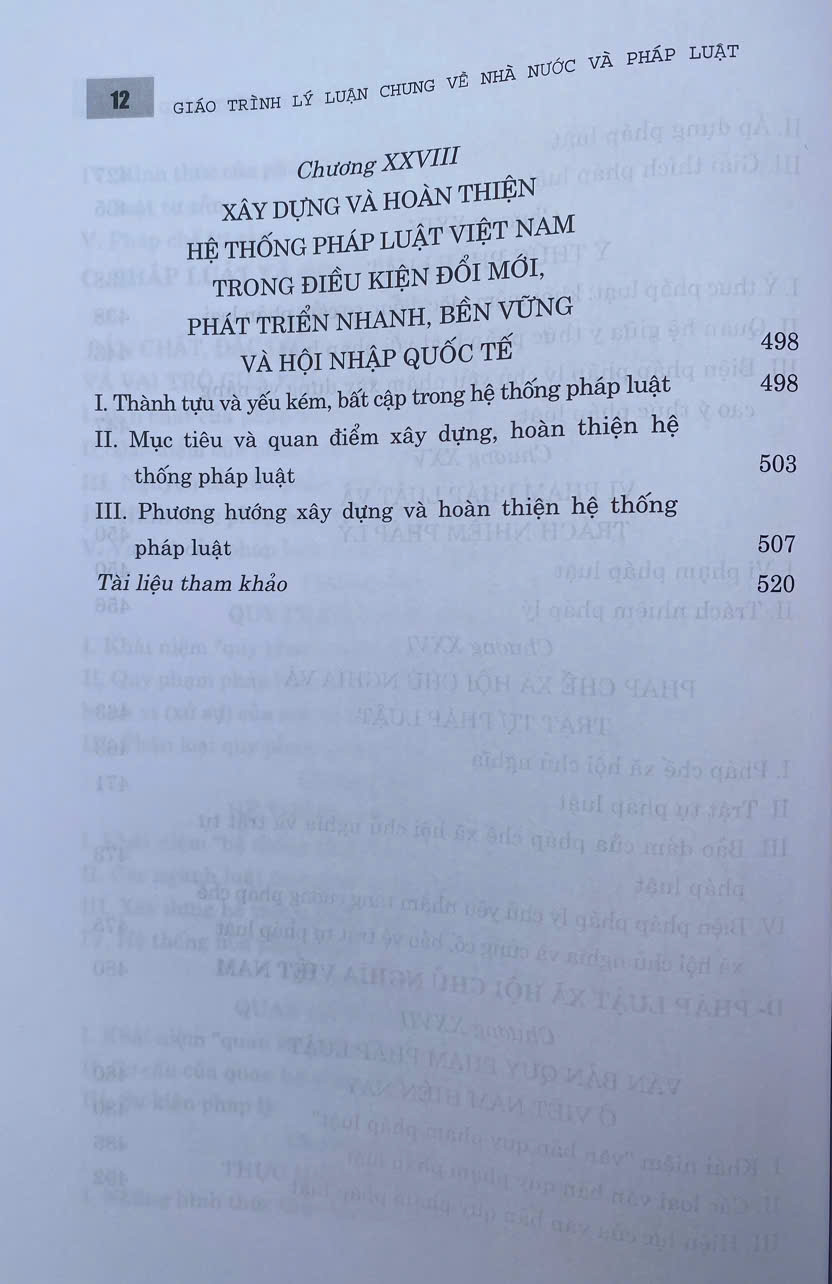 Giáo Trình Lý Luận Chung Về Nhà Nước Và Pháp Luật  ( Dành Cho Đào Tạo Đại Học, Sau Đại Học Và Trên Đại Học Ngành Luật )