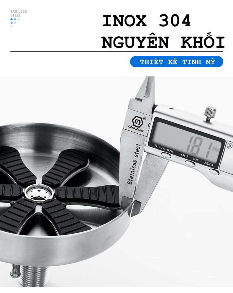 (HÀNG CHÍNH HÃNG) MÁY XỊT RỬA CỐC CHÉN TỰ ĐỘNG BẰNG INOX CEFILAND.  Model: German 01. INOX nguyên khối, xịt áp lực cao