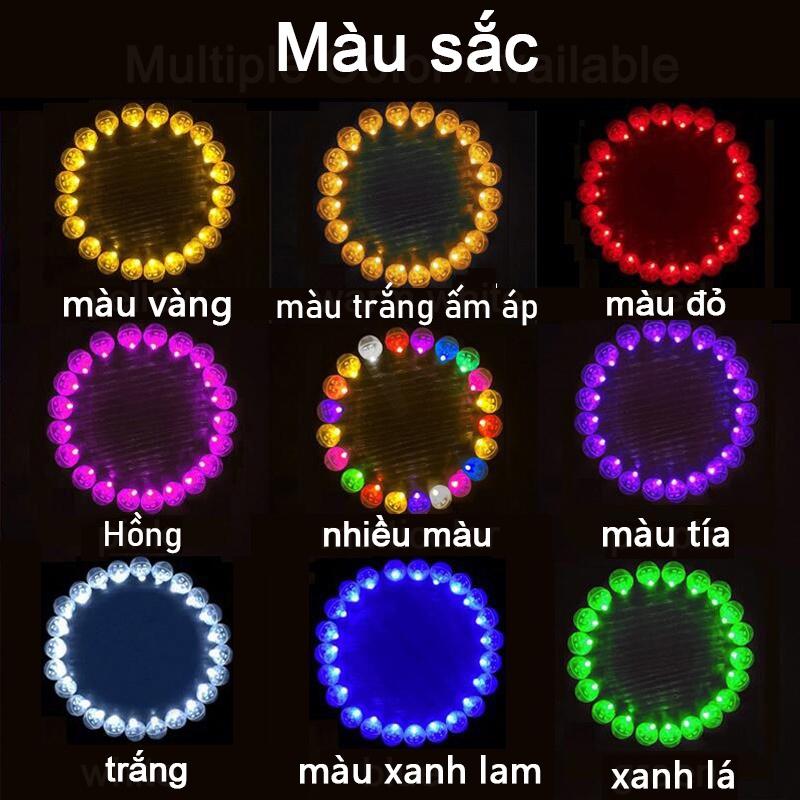 Đèn LED bóng bay mini chống nước nhiều màu sắc trang trí tiệc cưới/sinh nhật/giáng sinh