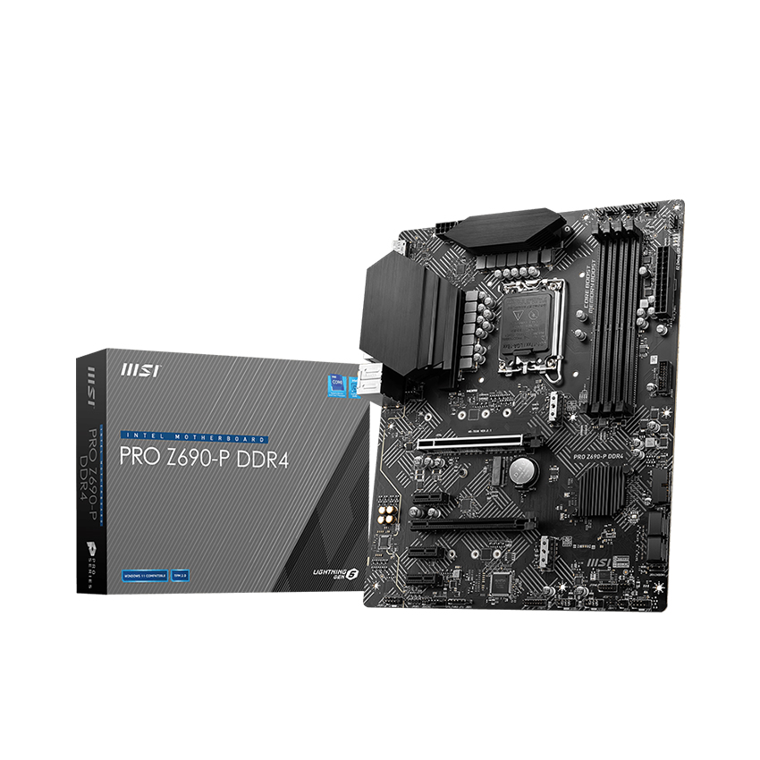 Mainboard MSI PRO Z690-P D4 (Intel Z690, Socket 1700, ATX, 4 khe RAM DDR4) - Hàng Chính Hãng