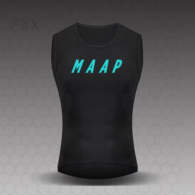 MAAP 2022 Mới Đi Xe Đạp Quần Lót Thể Thao Lớp Đế Trắng Đi Xe Đạp Quần Lót Chạy Áo Vest Cao Elastici Áo MTB Xe Đạp Đường Trường Jersey Color: 1 Size: XL