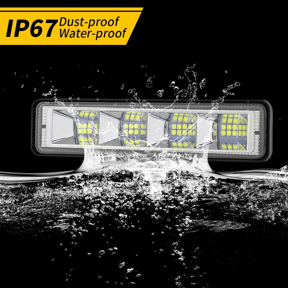 Đèn Pha 72w 4x4 Có 24 LED đèn làm việc Thiết Kế Cho Xe Hơi / Xe Tải / Tàu Thuyền / Xe Máy / Xe Tải 12V 24V