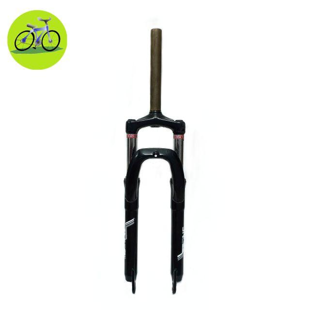 Phuộc Trước Xe Đạp Lò Xo Thể Thao MTB Bánh 24 Inch Thụt Nhún Cổ Thả Thắng Đĩa