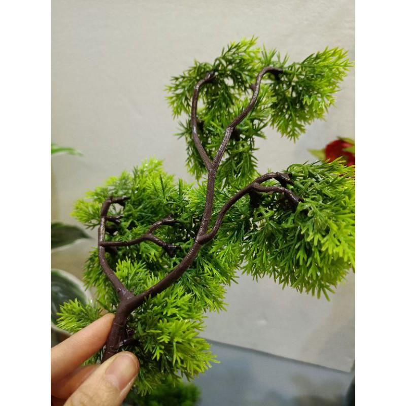 Cành tùng nhựa hàng loại 1,cành giả làm cây bonsai, tiểu cảnh