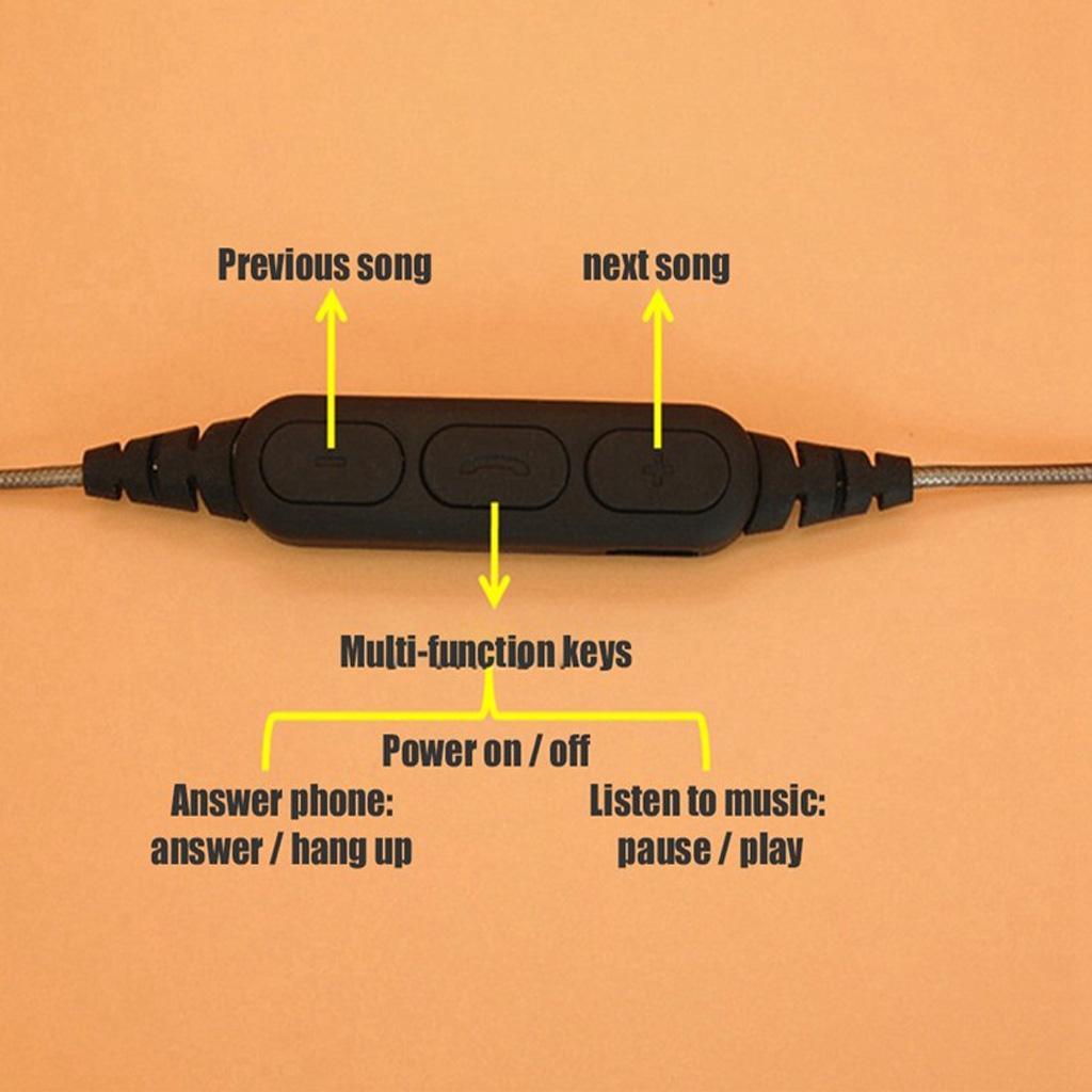 DIY Headphone Audio Cable Line Earphone Maintenance Control Wire With Microphone Bluetooth Adapter Receiver
