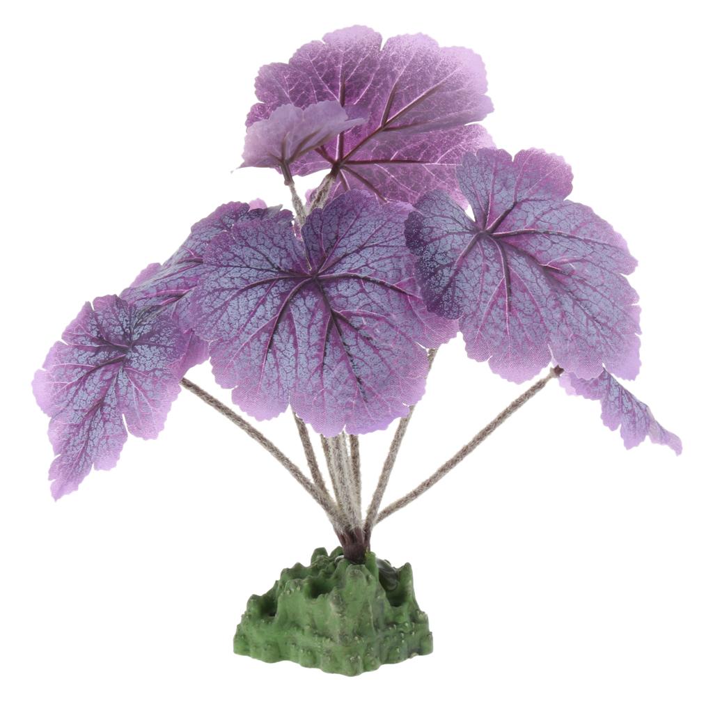 Plastic Plant Decoration for Aquarium Fish Tank Reptile Terrarium