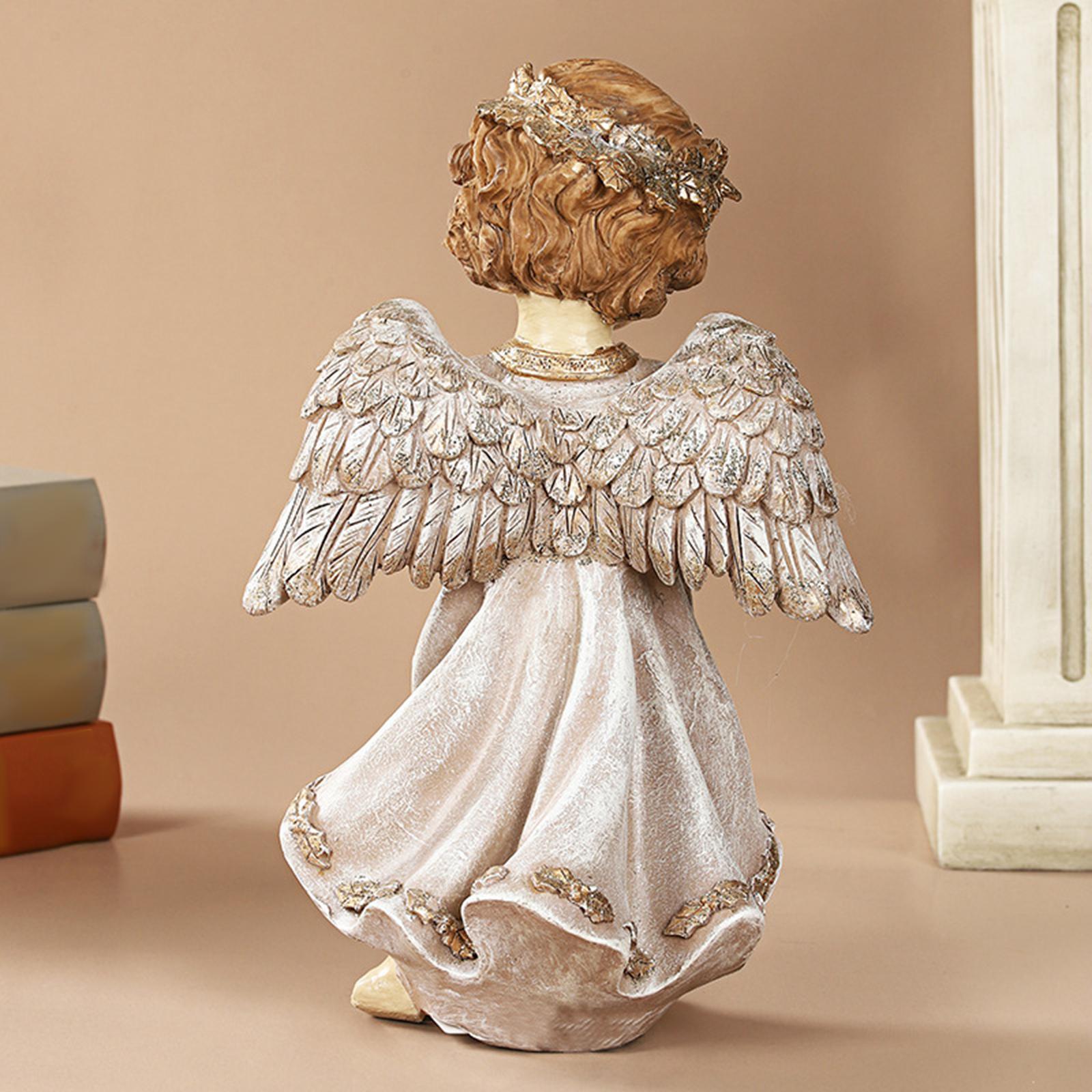 Angel Statue Angel Figurine Fairy Statue for Bookshelf