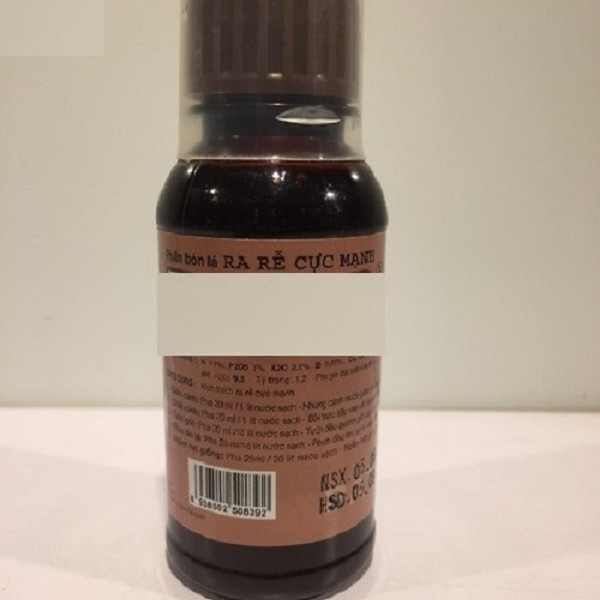 PHÂN BÓN KÍCH RỄ N3M DẠNG NƯỚC 100ML