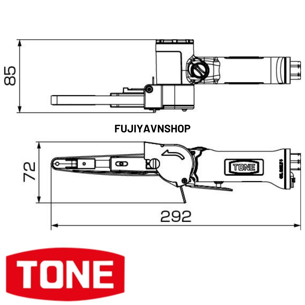 Máy Chà Nhám Băng Tải 10mm TONE ABS10