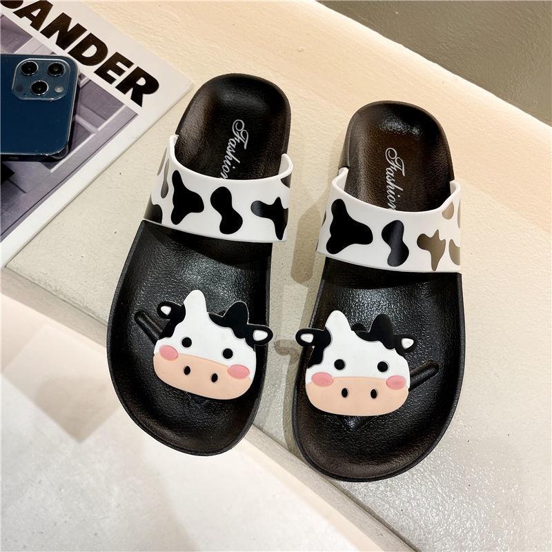 Slipper women summer online celebrity ins wears 2021 new fashion Korean version of Baida anti-skid soft sole cute cartoo