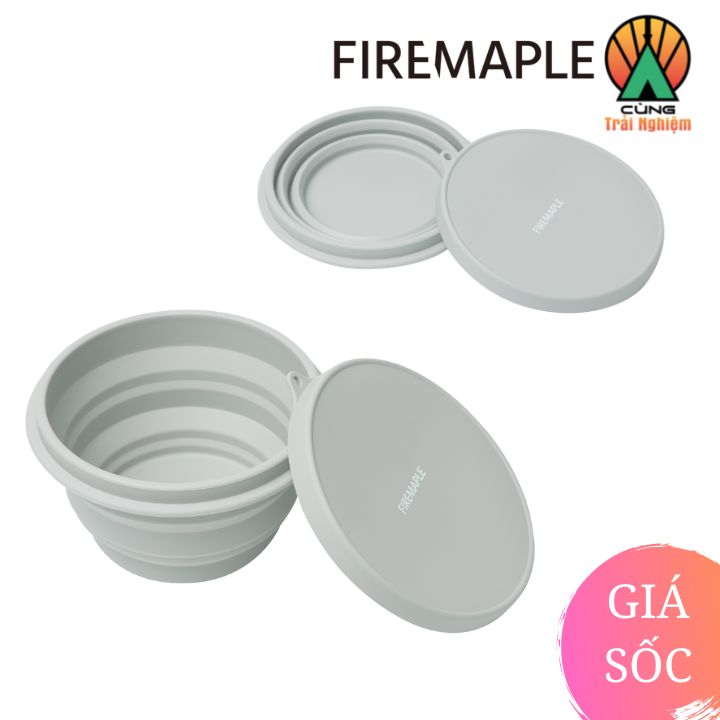 [CHÍNH HÃNG] Bát Silicone Cao Cấp Đa Năng Đựng Đồ Ăn Cho Dã Ngoại Du Lịch Fire Maple FMI-SILIBOWL