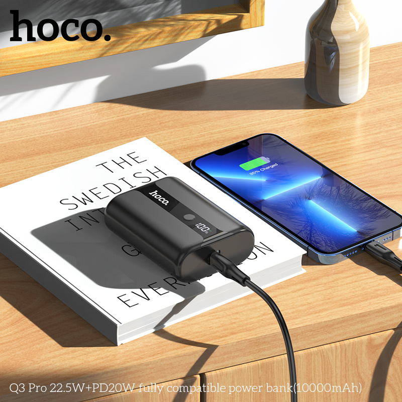Pin Sạc Dự Phòng Q3 Pro Có Lcd 22.5W Pd20W 10000Mah Cao Cấp Hàng Chính Hãng