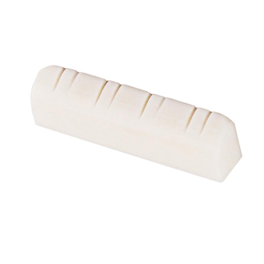 Mandolin Nut,Bridge Saddle Nut,Acoustic  Mandolin Replacement Parts,1.10x0.28x0.20inch