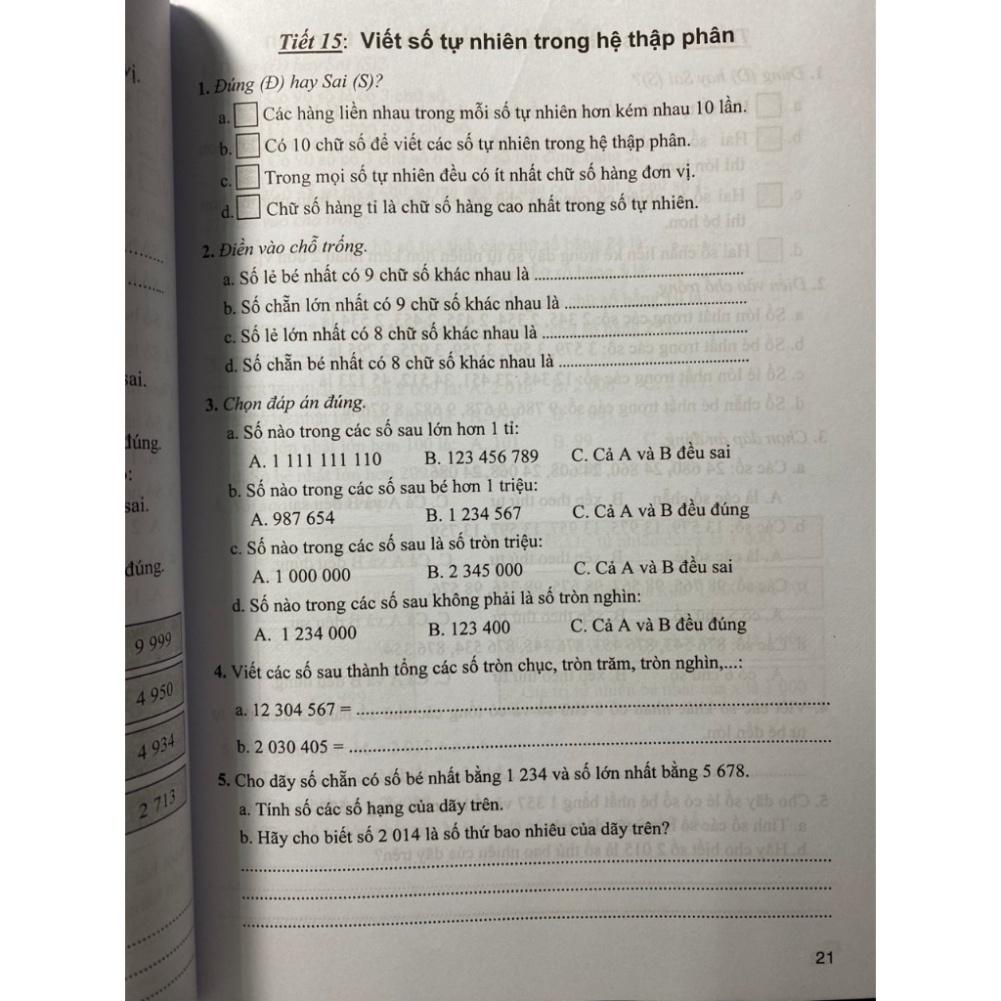 Sách - Bài tập hay và khó Toán 4 (tập 1+2)HA-MK